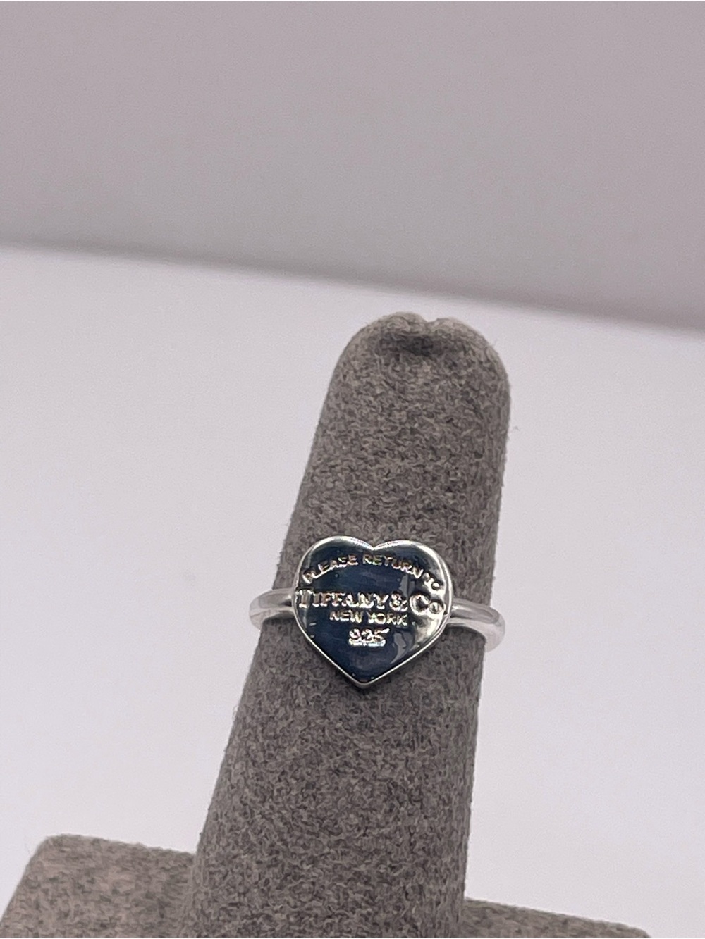 Tiffany & Co. Sterling Silver Heart Ring - Picture 2 of 8